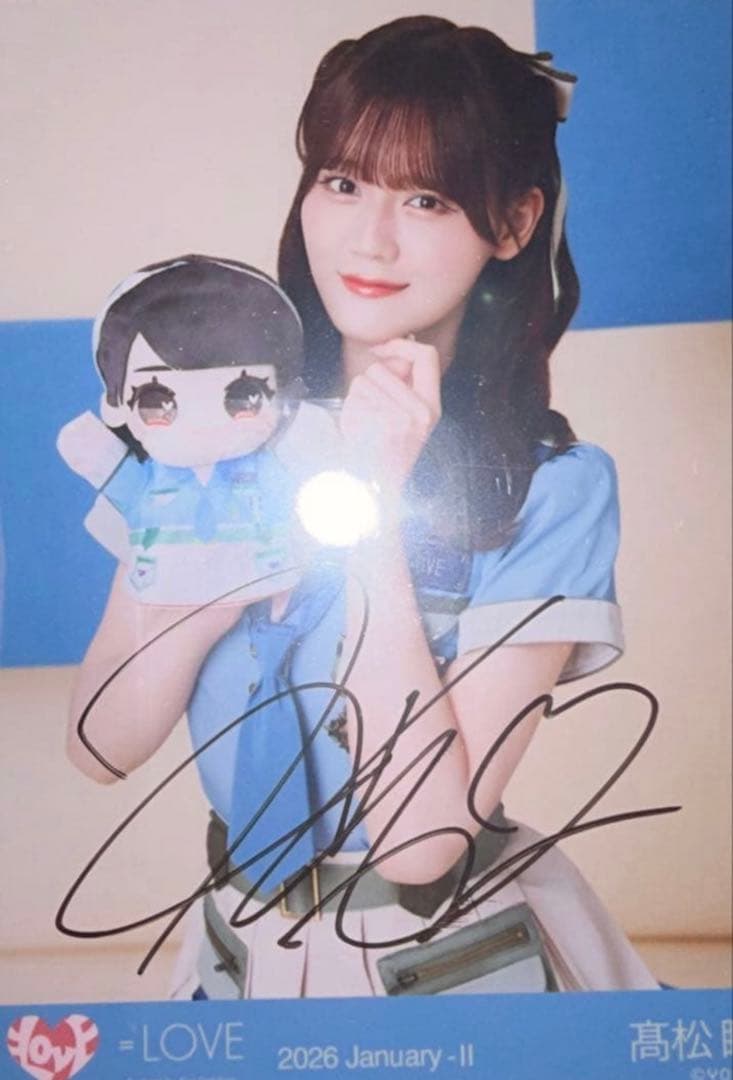 IZNA 会場限定 2枚同時 チェキ風 トレカ 直筆 サイン ココ 1/29