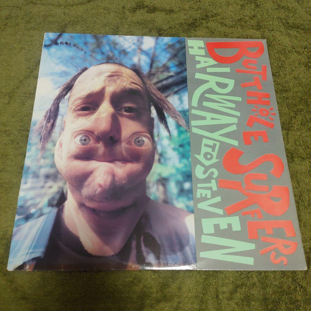 BUTTHOLE SURFERS　レコード　12インチ　1988年作品 Butthole Surfers. Hairway To Steven original. 1988, Blast First