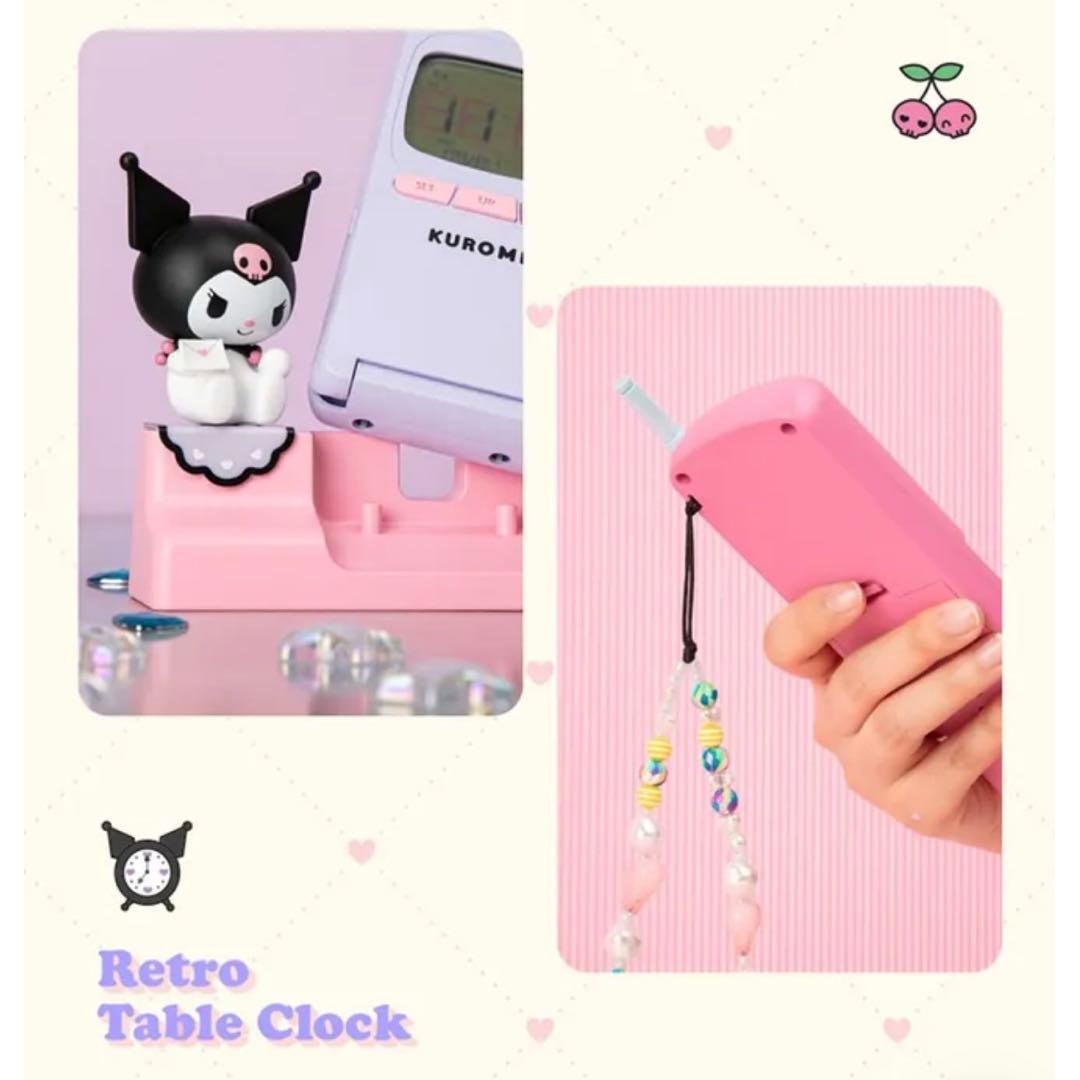 サンリオ エンジェルキティ 時計 天使 ガラケー形置き時計 - メルカリ