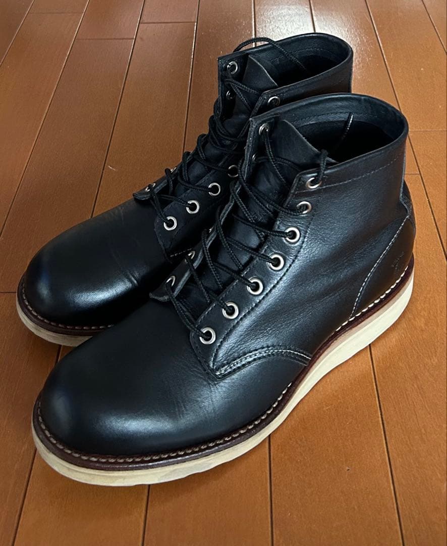 Chippewa チペワ プレーントゥ ワークブーツ Vibram 9E 27㎝ - メルカリ
