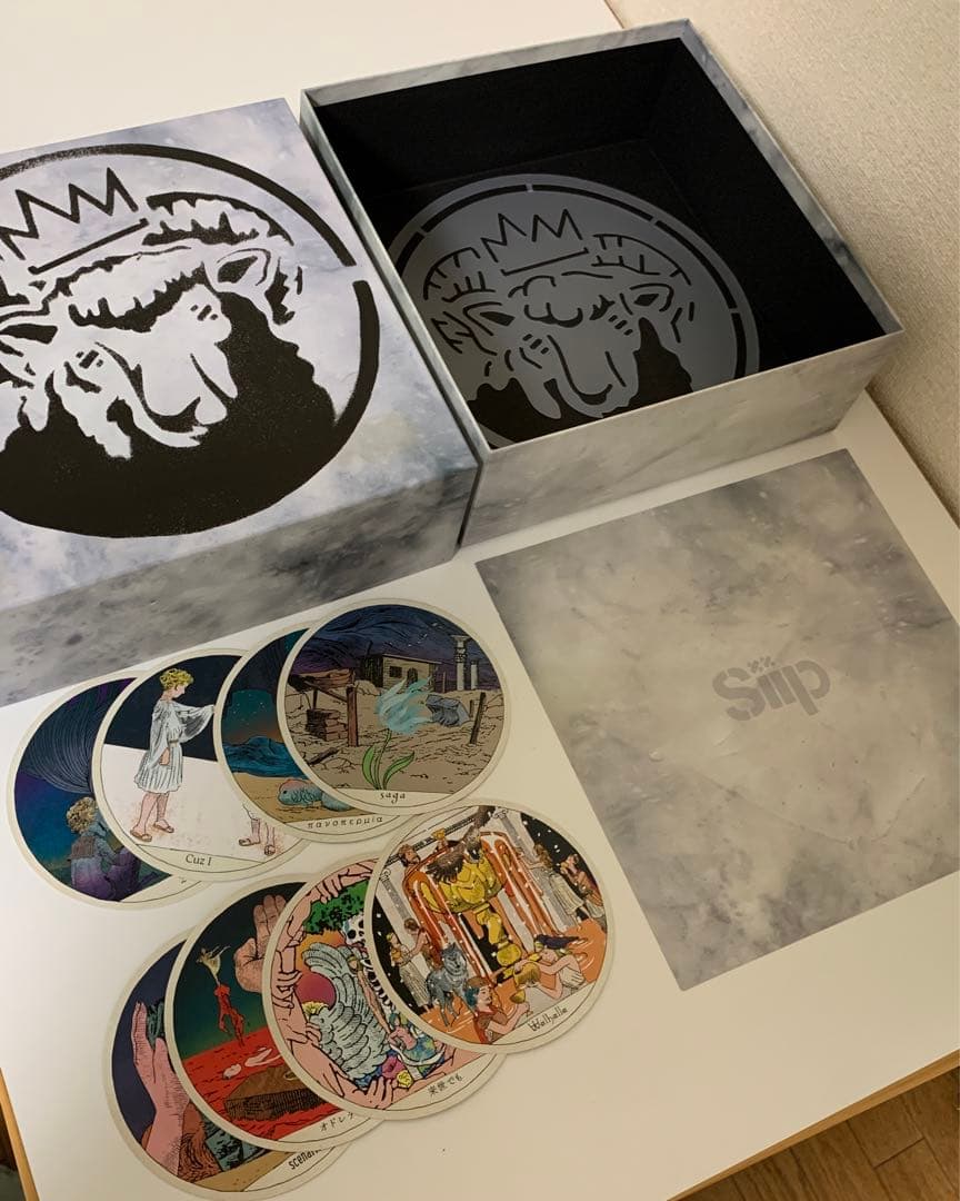 Siip】完全生産限定BOX の外箱・ステンシルシート・タロットカード8枚