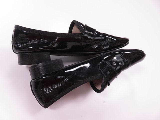 mari！レペット　ローファー　マイケル　エナメル　黒　靴　23.5cm
