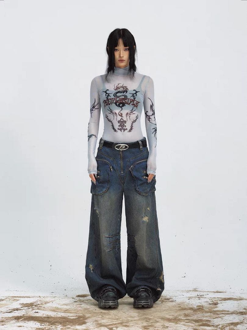 PEOPLE STYLE パワーネット セカンドスキン ジャンポールゴルチエ