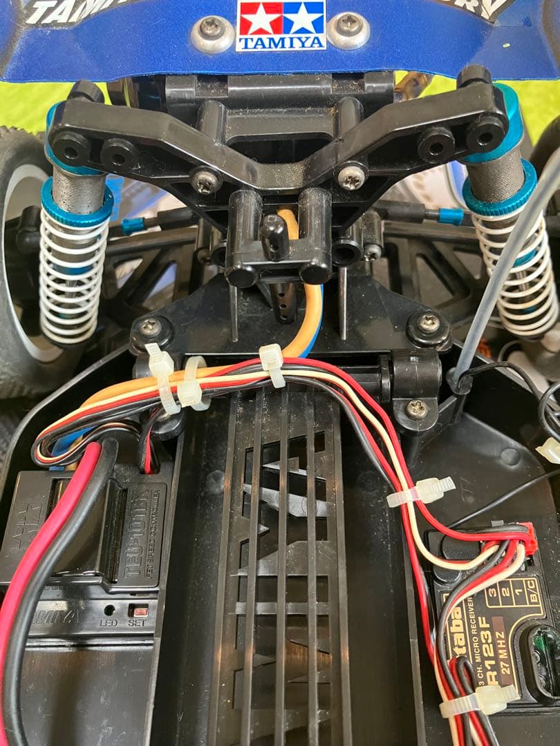 希少】値下げ タミヤDT-02MS メカ付(サーボ、アンプ、受信機、モーター