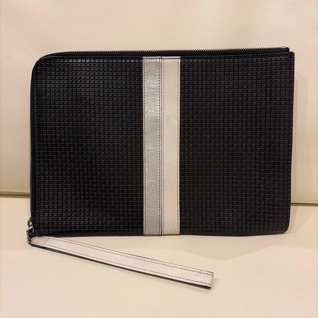 クラッチバッグ メンズ 黒SERAPIAN - メルカリ