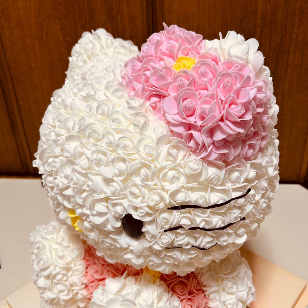 Hello kitty サンリオ ハローキティ フラワーローズアレジメント 造花