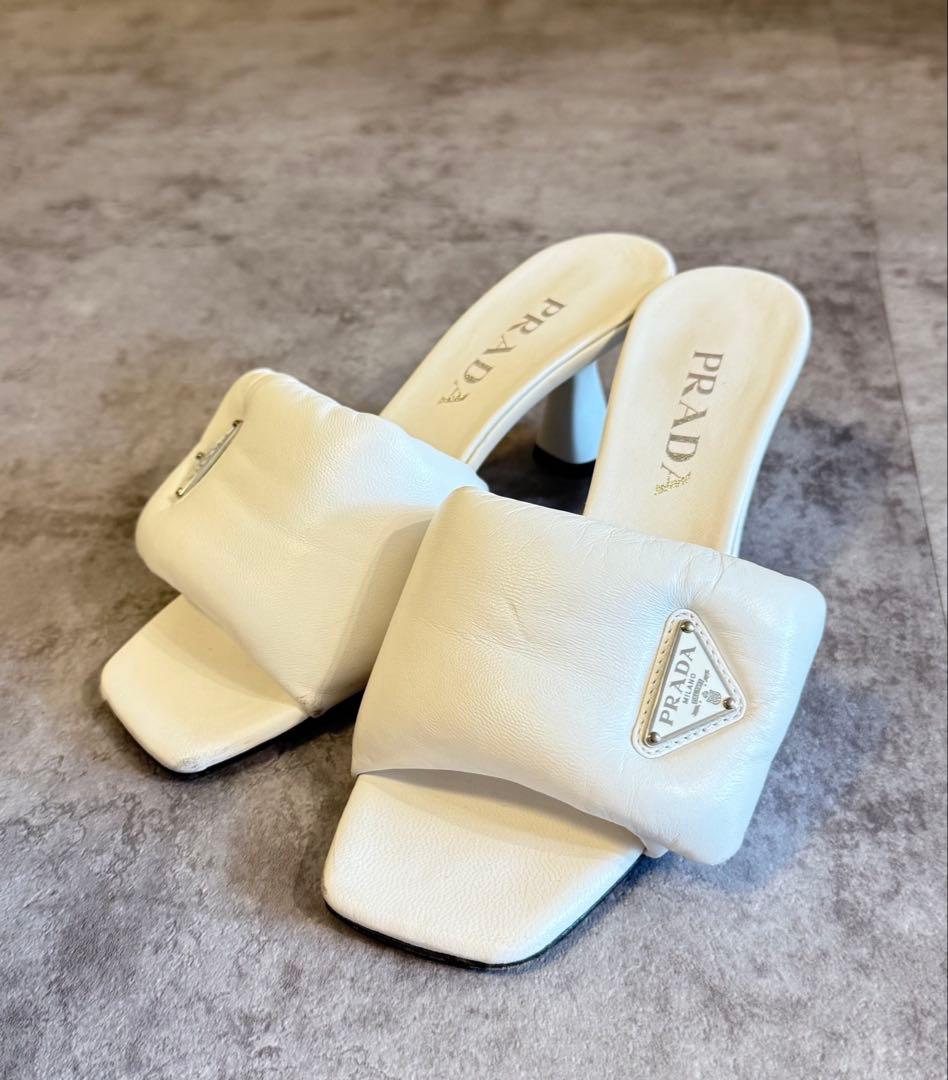 PRADA ミュール パンプス ホワイト PRADA、マルジェラetc. 】関西ママは「じゃないほうシューズ」がお好き
