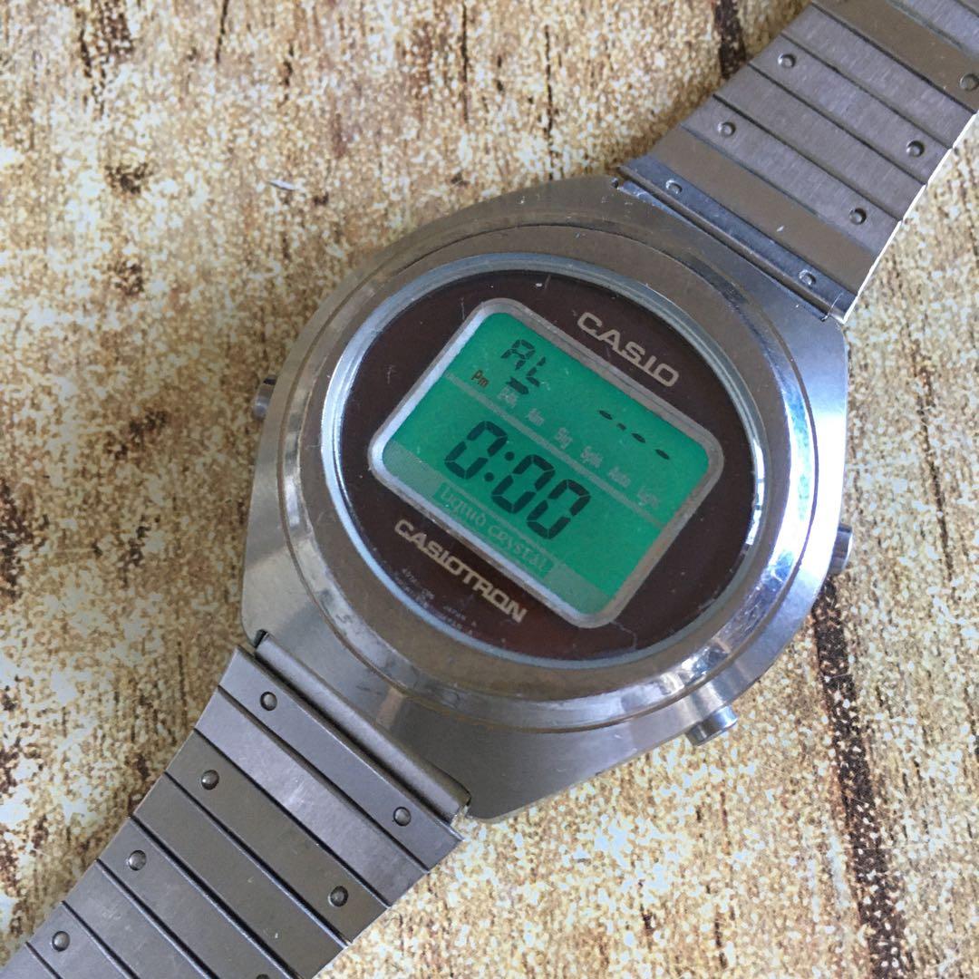 レア◇中古動品◇TRN-03◇カシオ カシオトロン 90年代復刻版◇赤文字盤