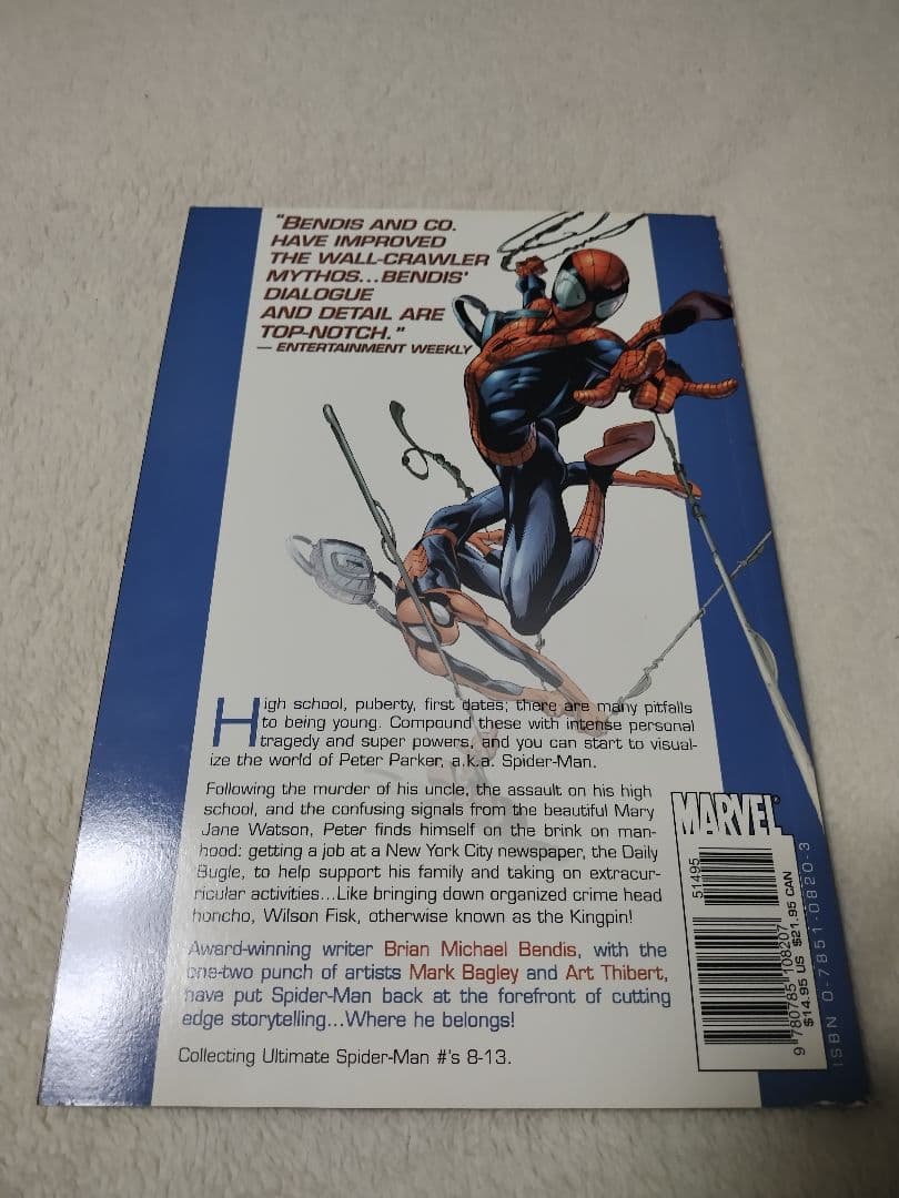 Marvel ULTIMATE SPIDER-MAN Vol.1-4 アメコミ