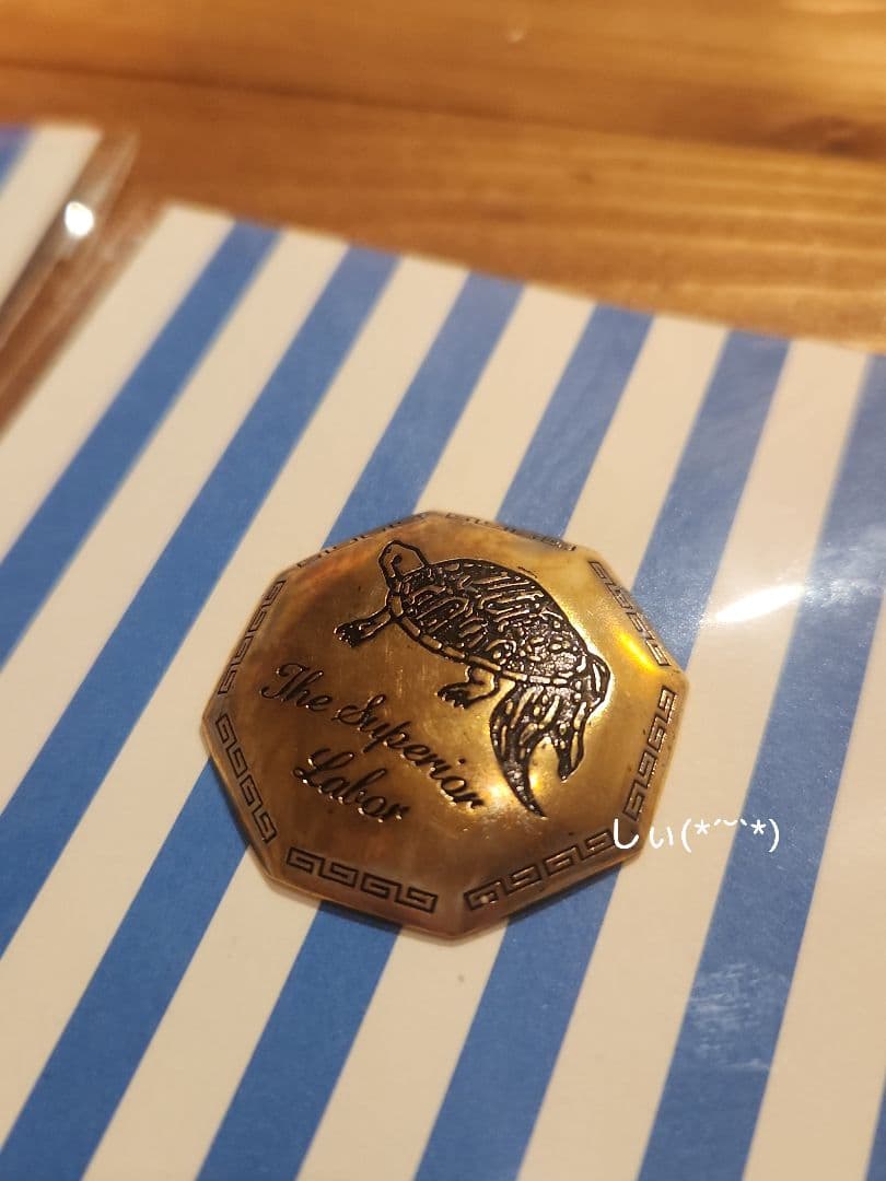 TSL 倉敷 シュペリオールレイバーワッペン 亀 コンチョ トラベラーズ