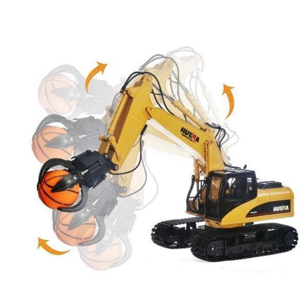 パクパク出来る！ 1/14 2.4GHz グラップル パワーショベル ラジコン