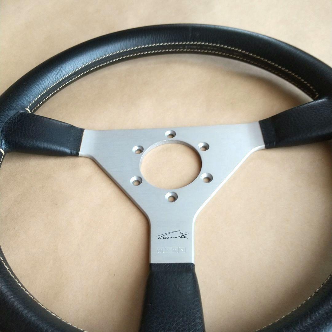 ニキラウダ ステアリング シルバー ホーンボタン付き - メルカリ