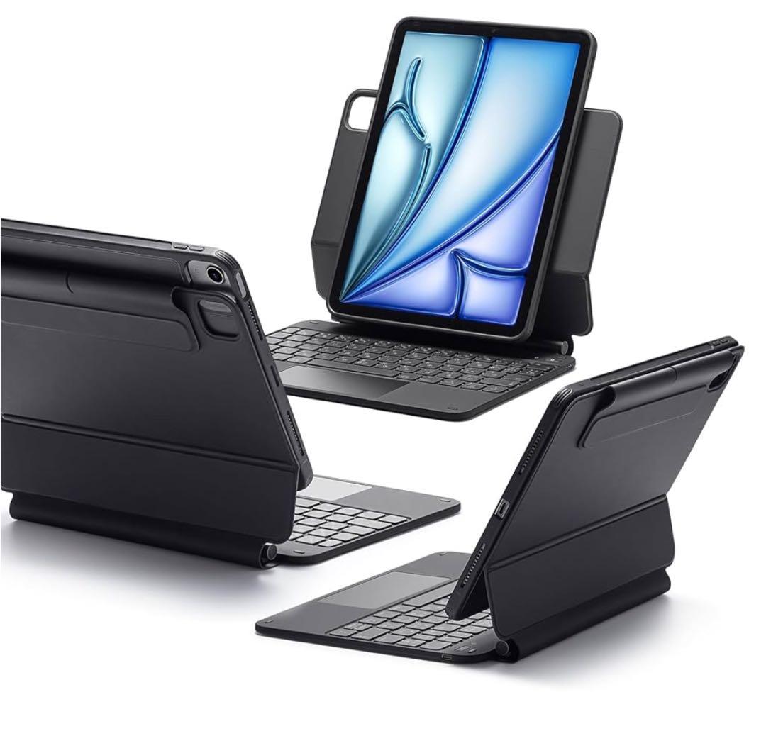 ESR iPad Air 11インチ用キーボード付きケース Amazon.com: ESR iPad Air 11 inch Case with Keyboard (M3/M2, 2025