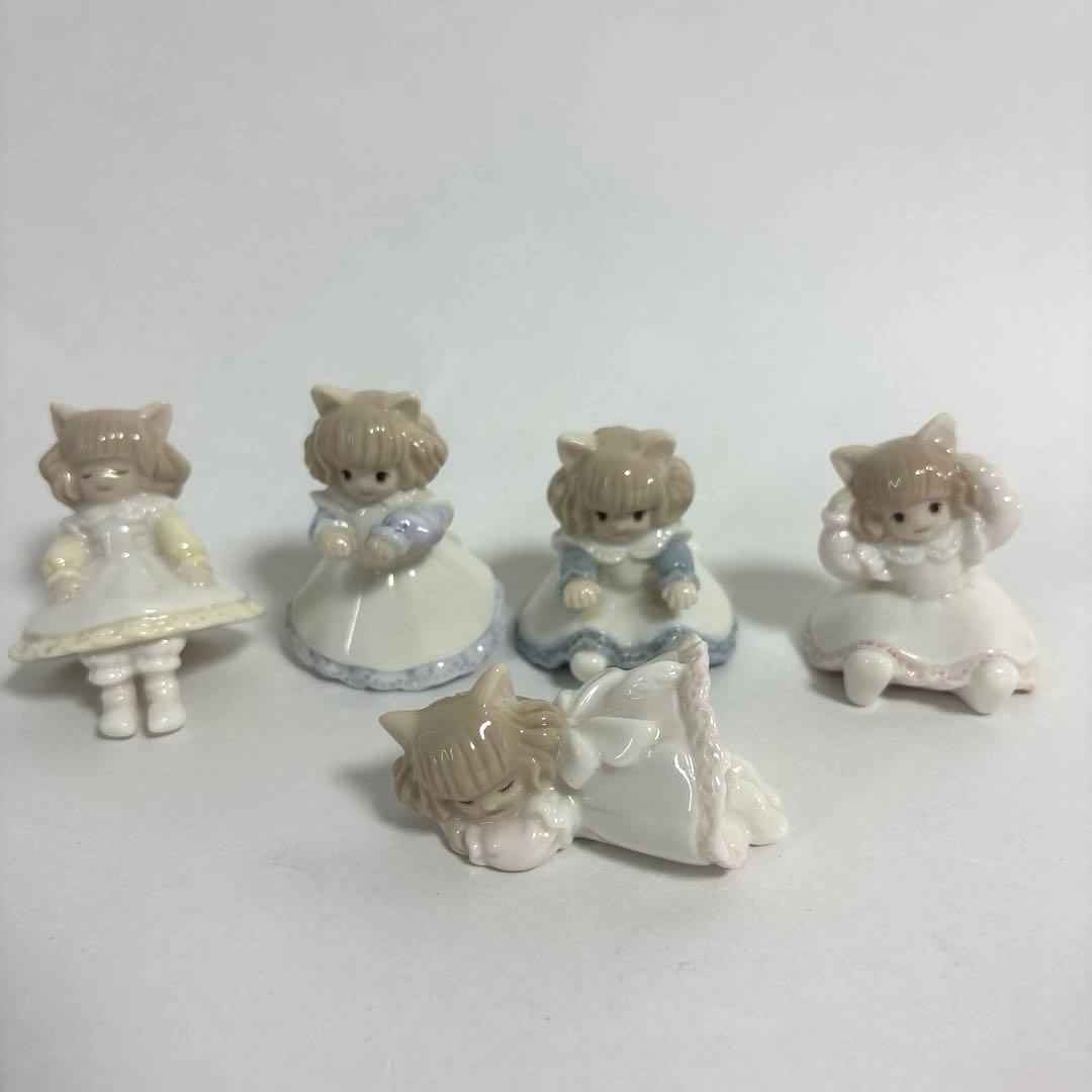 大島弓子 綿の国星 チビ猫陶器フィギュア5体セット - メルカリ