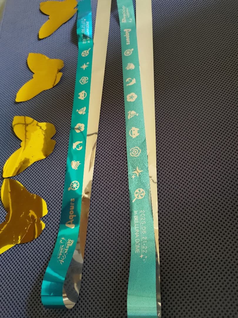 aqours Finale銀テ 2本色違いあり 蝶々4枚 - メルカリ