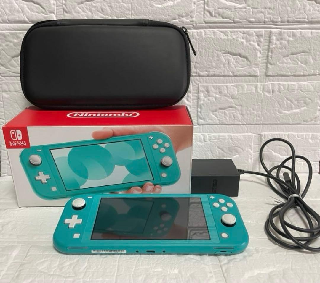 美品】Nintendo Switch Lite本体(ターコイズ)/ケース付 - メルカリ