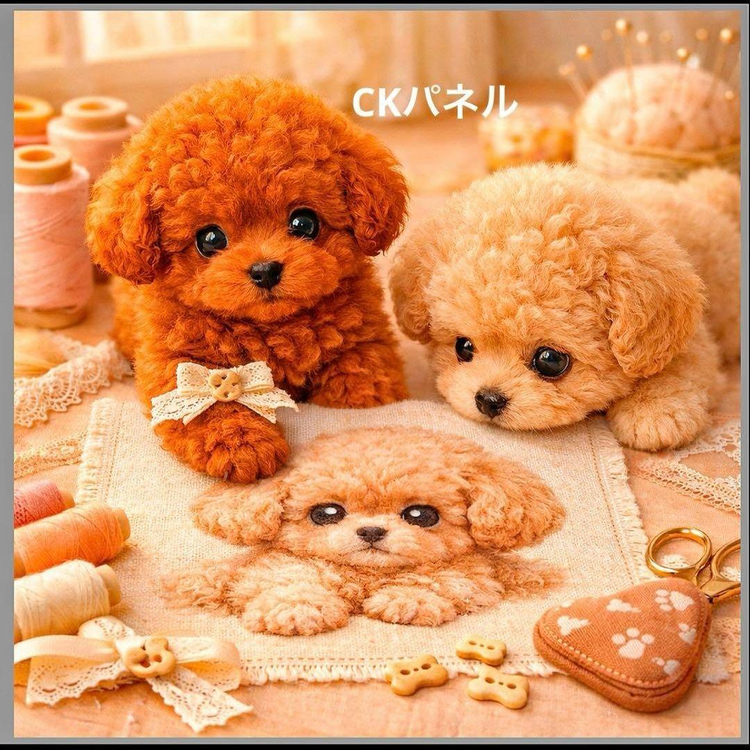 激レアチワワ、パグ、トイプー、柴犬、ポメラニアンパネル生地