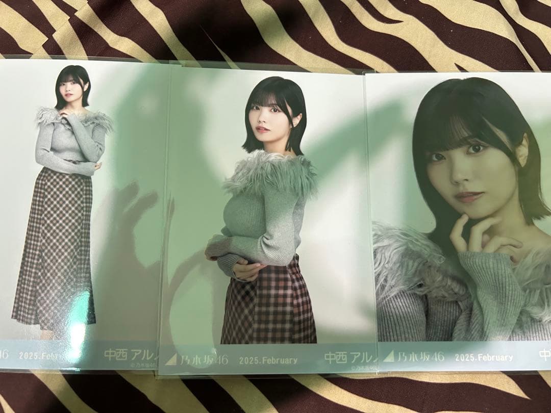 乃木坂46 中西アルノ 生写真 オフショルニット コンプ - メルカリ