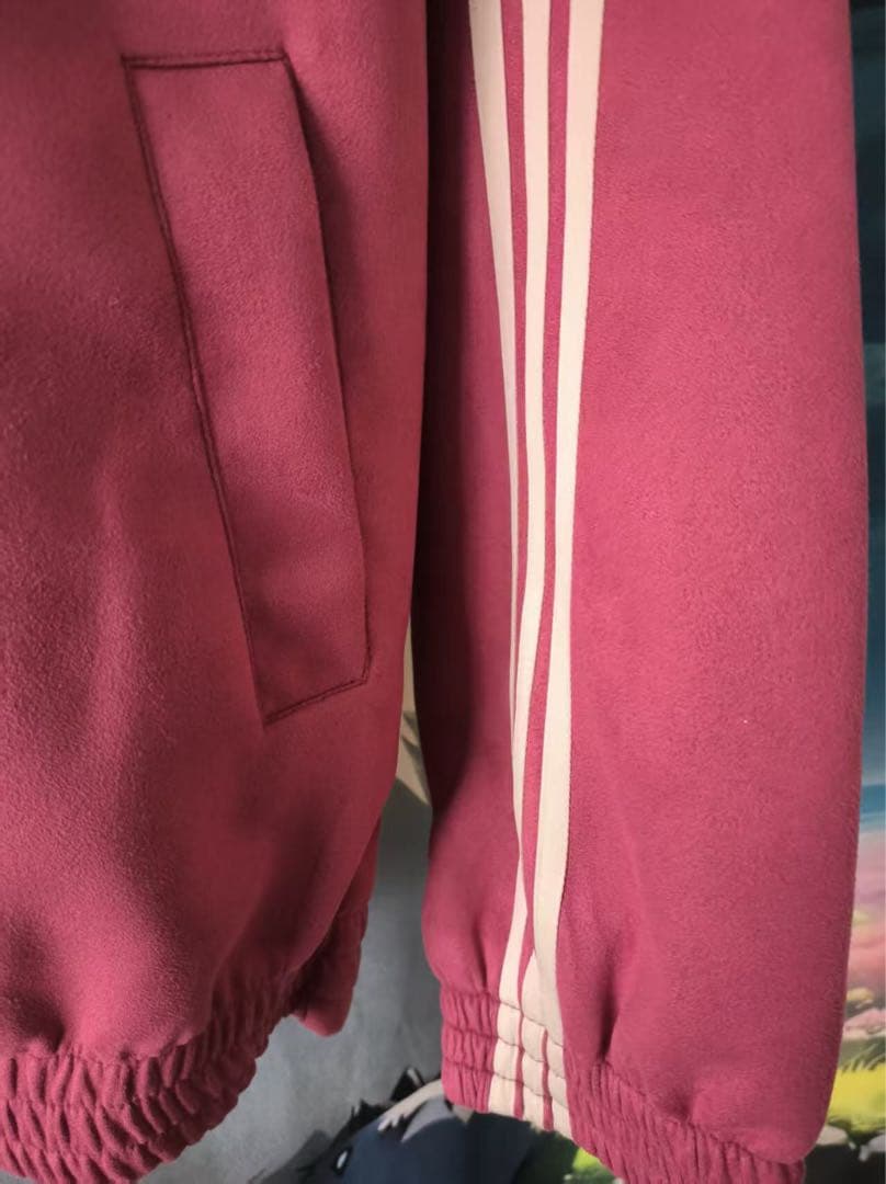 新年限定モデル アディダス 新中式 ジップアップジャケット ローズ