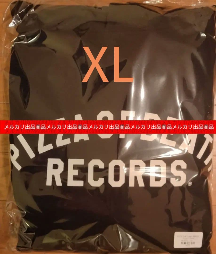 PIZZA OF DEATH フーディー ブラック XL パーカー ハイスタ 黒 - メルカリ