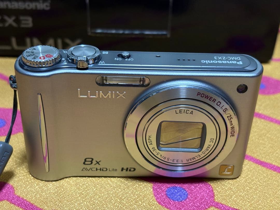 Panasonic LUMIX ZX3 シルバー 付属品全部あり、ケースオマケ - メルカリ