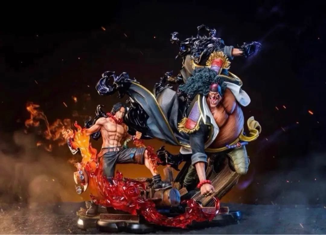 ワンピース エース 黒ひげ フィギュア ガレージキット ワンピース 黒ひげ フィギュア ガレージキット - メルカリ