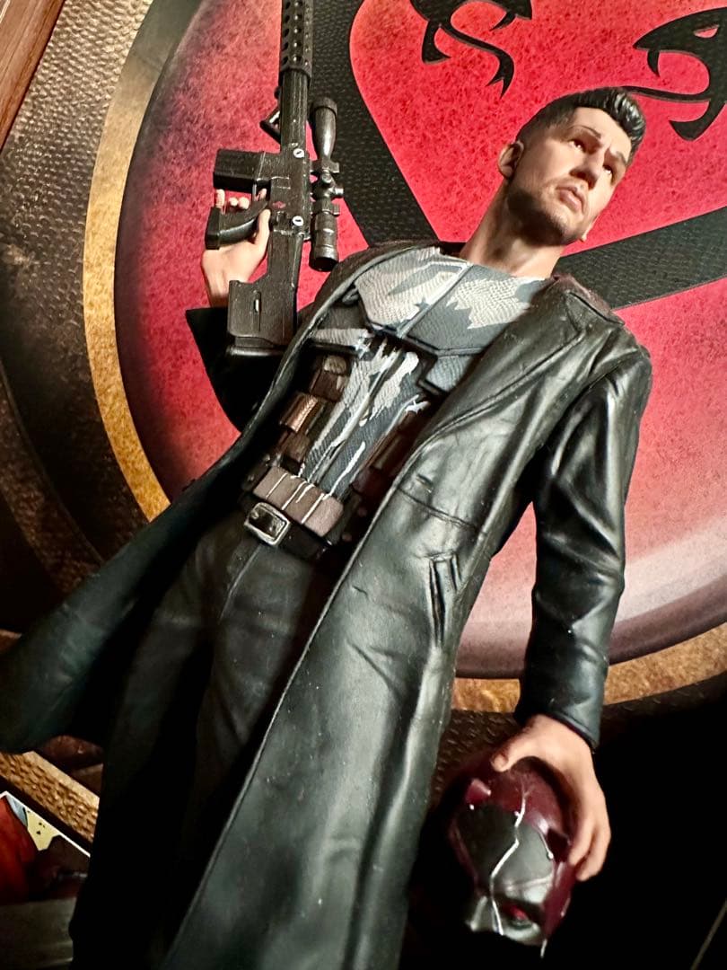 パニッシャー デアデビル　NETFLIXスタチュー マーベル パニッシャーVSデアデビル ジオラマスタチュー（モダン