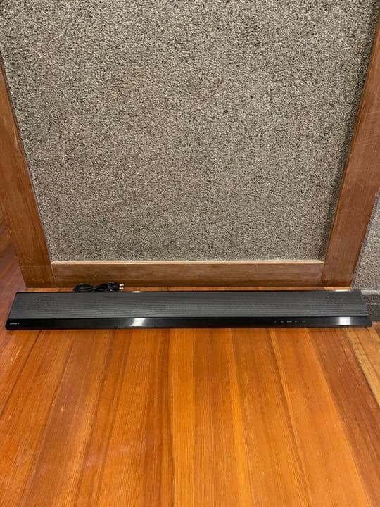 SONY  サウンドバーとワイヤレススピーカー(ハイレゾ)のセット ソニー、薄さ58mmのハイレゾ対応サウンドバー。無線スピーカーでリアル