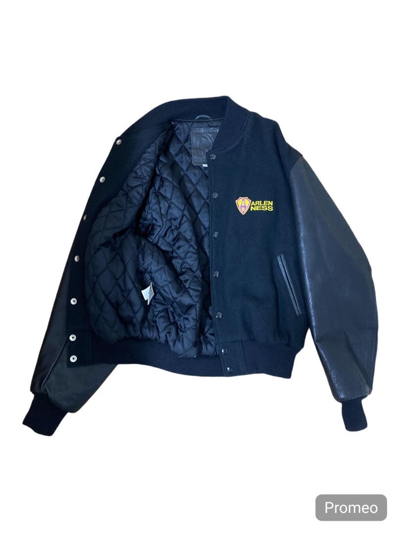 USA製 ゴールデンベア別注ARLEN NESS スタジャン ブラック