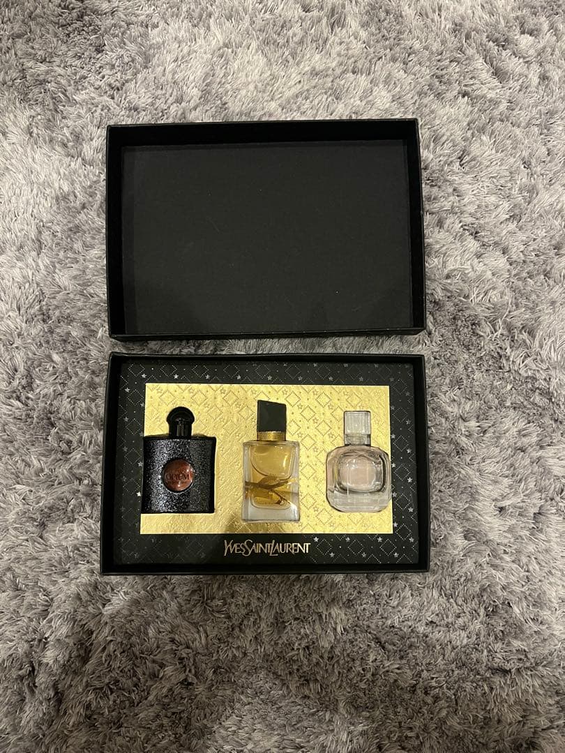 Yves Saint Laurent 香水 3本セット ギフトボックス入り - メルカリ