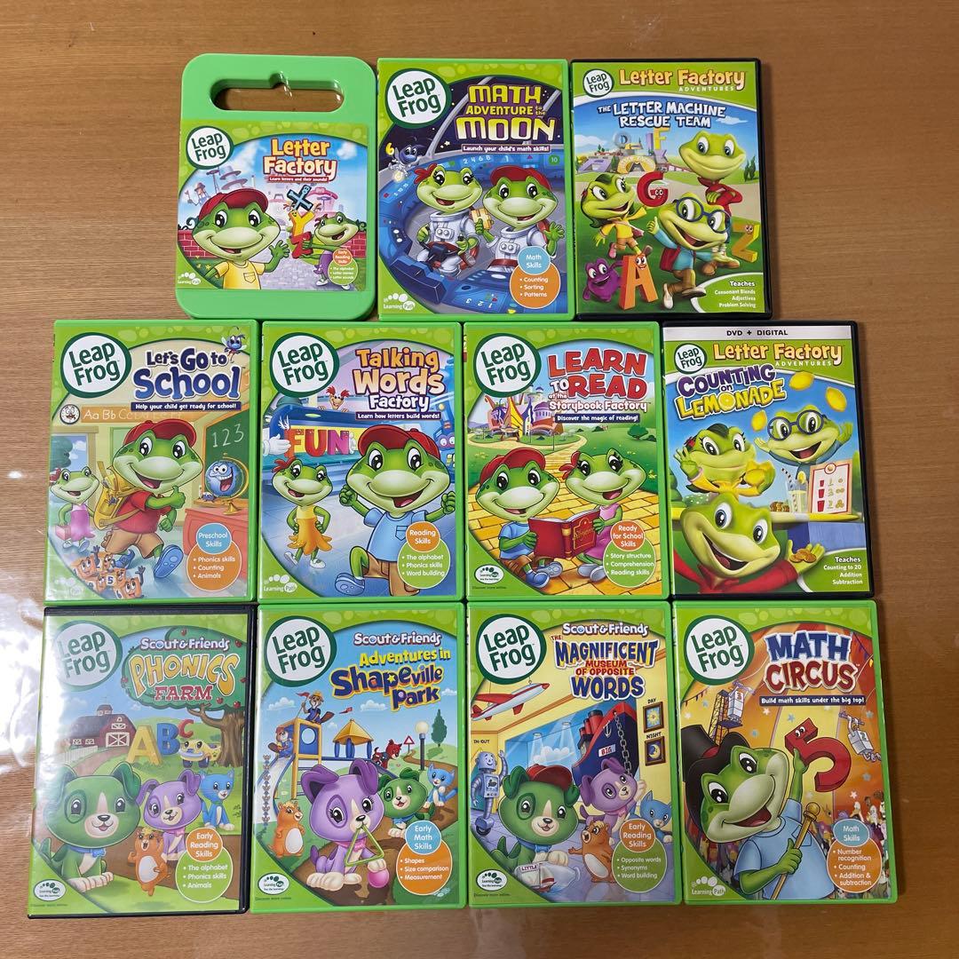 【英語】LeapFrog DVD 11枚セット LeapFrog Let's Go to School and Talking Words Factory | eBay