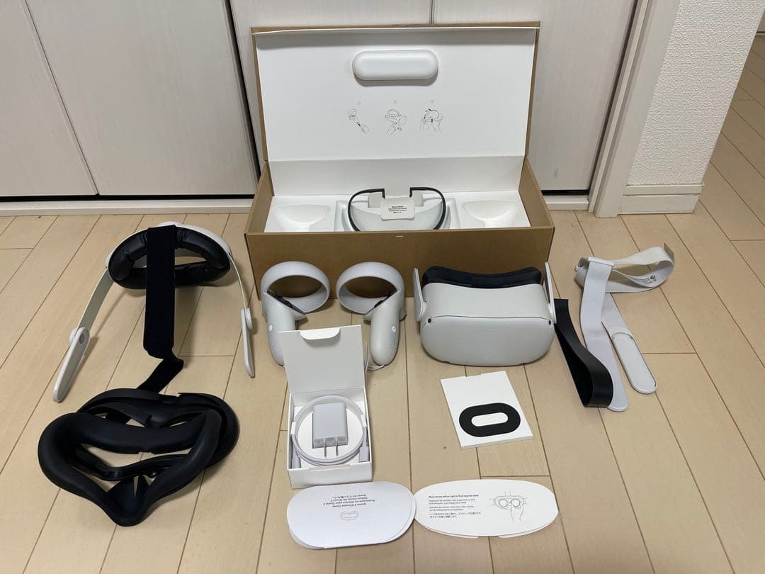  Quest2 128GB ANKERストラップ付き Anker Head Strap for Oculus Quest 2 | 急速充電器・ワイヤレス急速