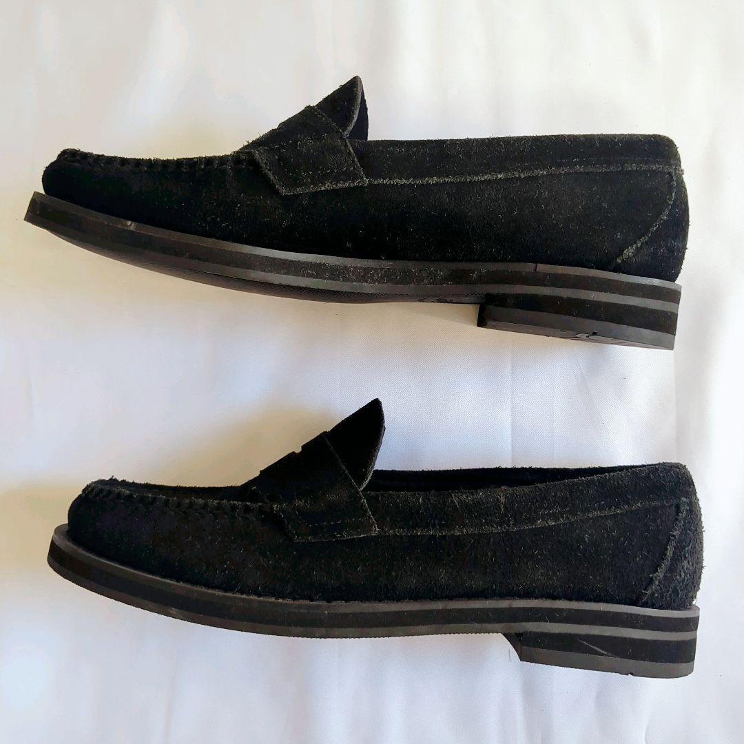 G.H.BASS weejuns ships別注 ローガンLOGAN 黒スエード