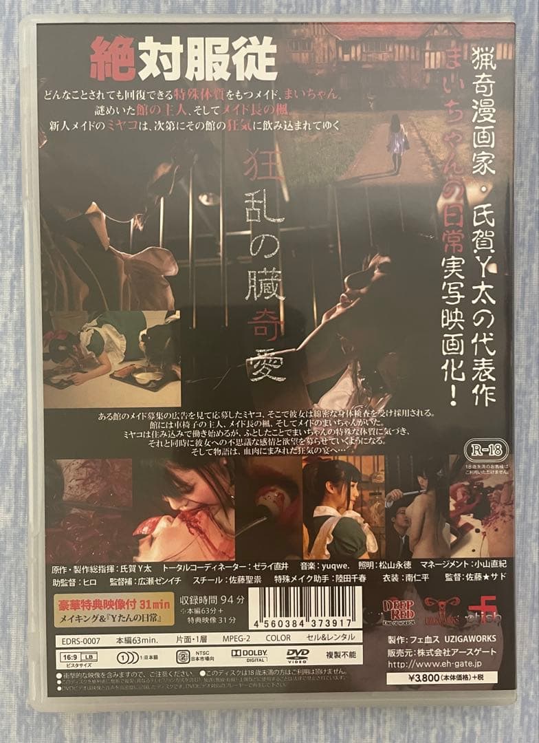 レアホラーDVD 「まいちゃんの日常 血肉の館」