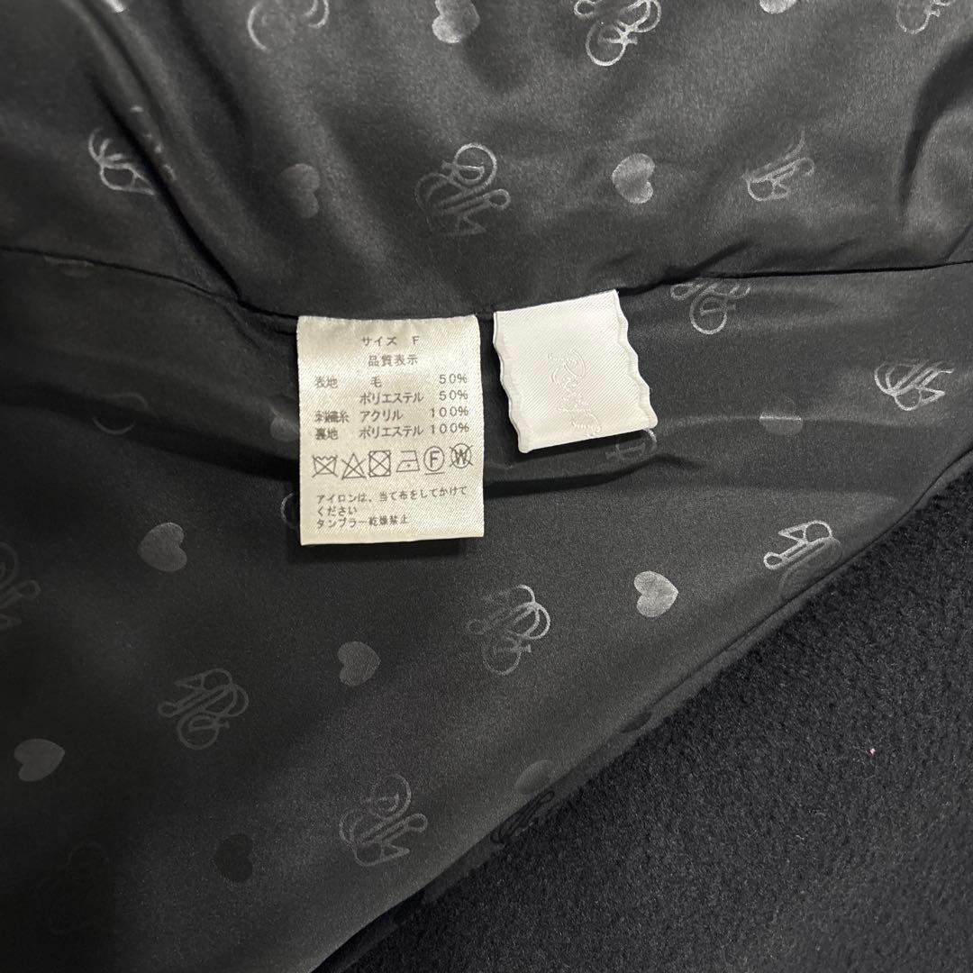 ロージーモンスター ハマグリ コート ウール ブラック 黒 - メルカリ