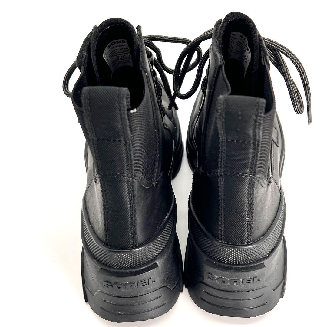 【美品】SOREL　ブレックスブーツ 防水　24.5cm レディース　黒