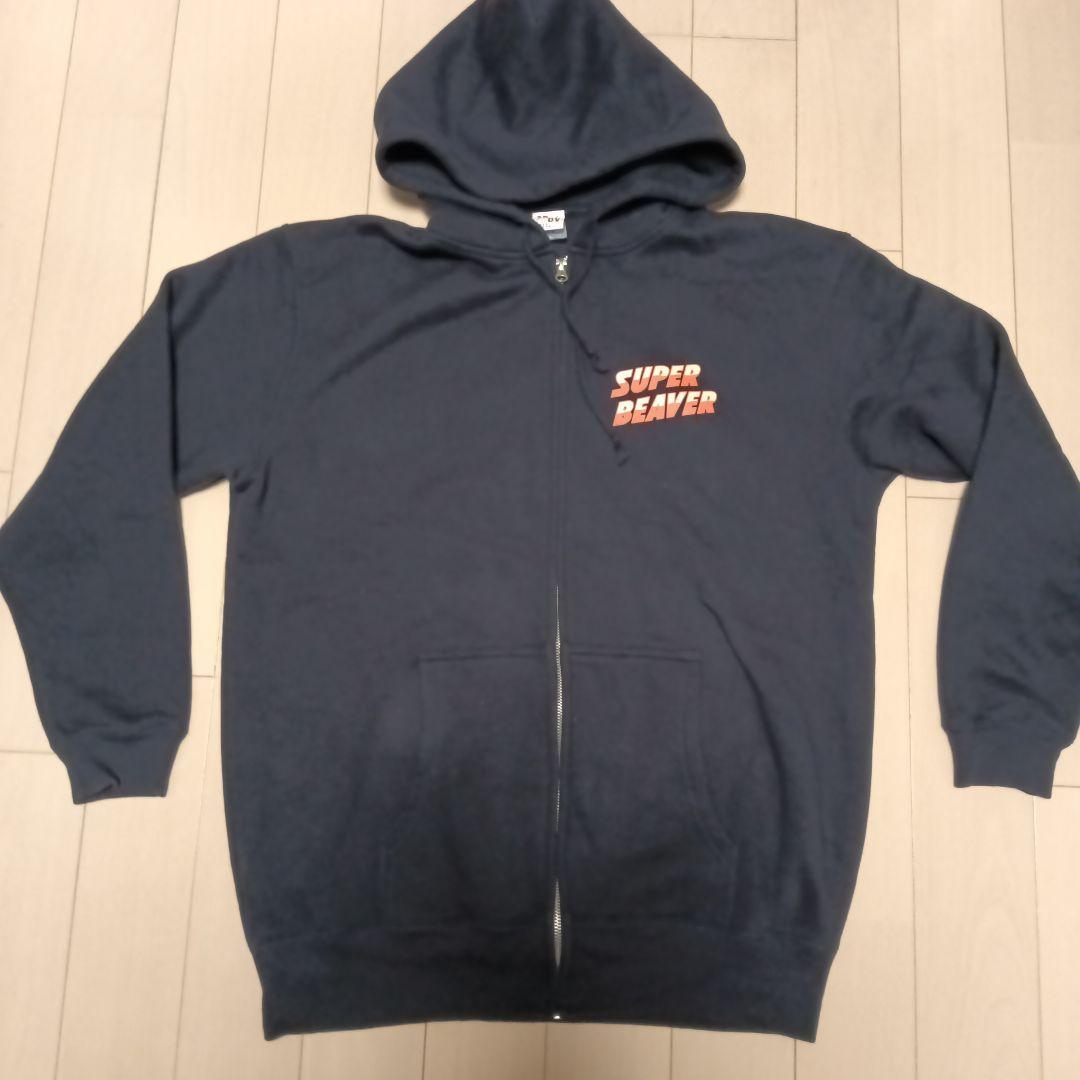 SUPER BEAVER 15周年記念パーカー ネイビー XL - メルカリ