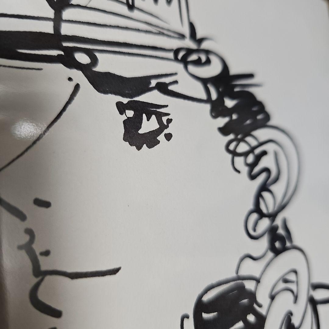 ジョジョの奇妙な冒険 空条承太郎イラスト直筆サイン色紙 - メルカリ