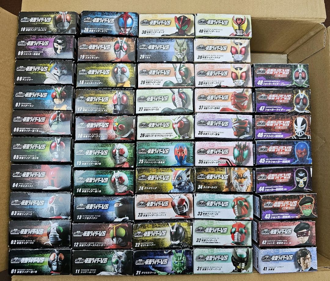 SHODO SHODO 仮面ライダーVS 全48個セット