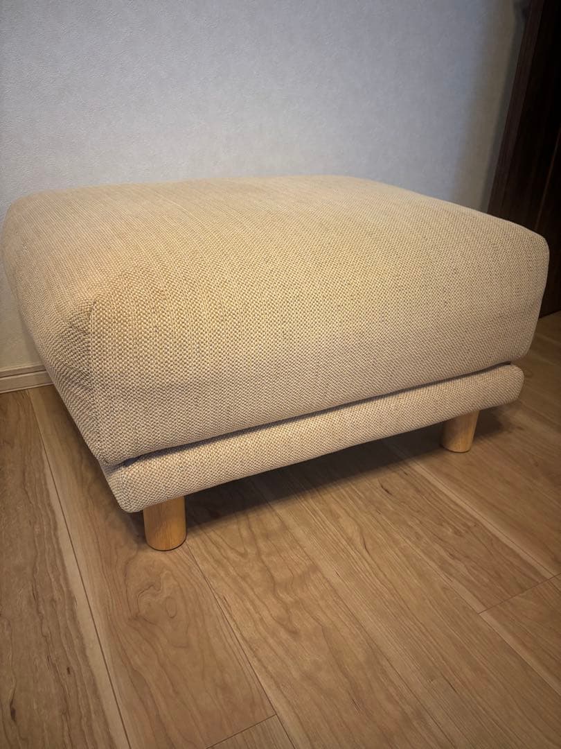 オットマン・フェザー・ポケットコイル幅80×奥行63×高さ34cm