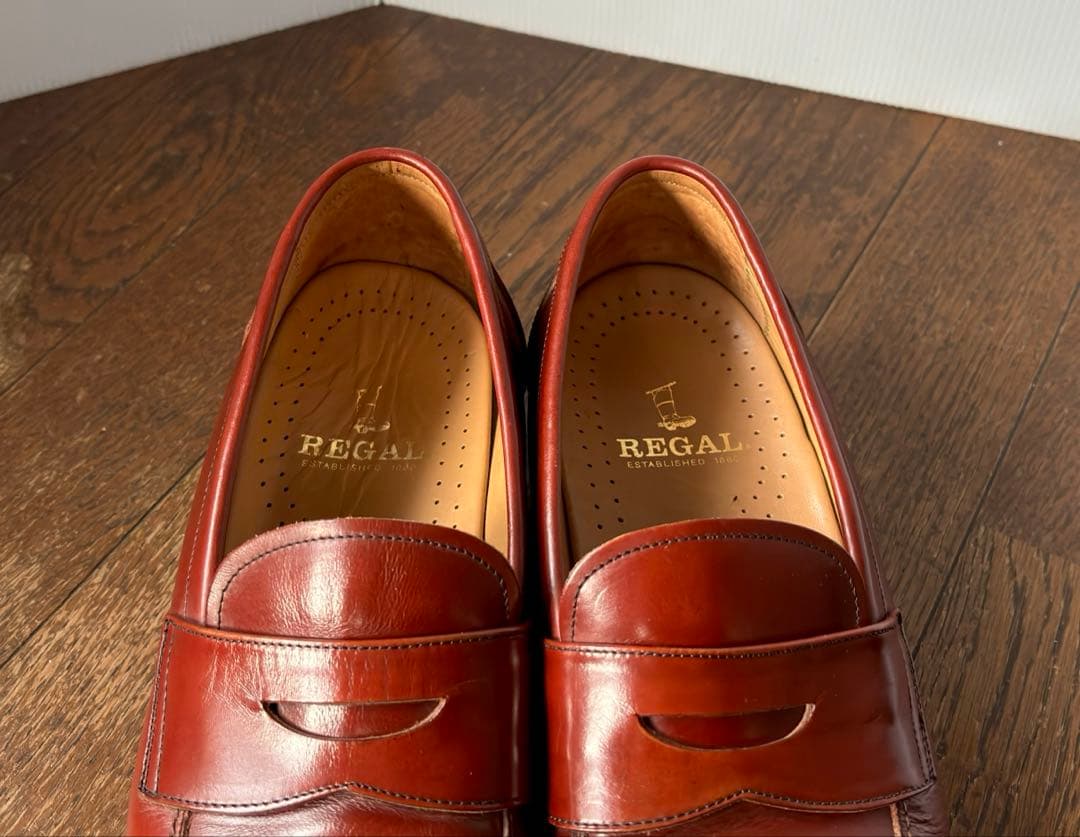 【REGAL】リーガル 2716 ローファー 25.5cm バーガンディ