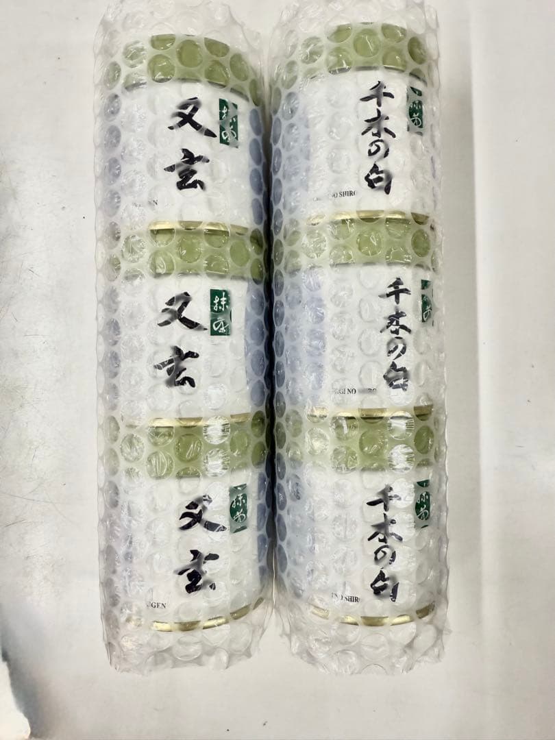 丸久小山園 抹茶 粉末緑茶 40g缶入り 千木の白3缶 又玄3缶 丸久小山園 抹茶「千木の白（ちぎのしろ）」 40g 缶入り - Matcha