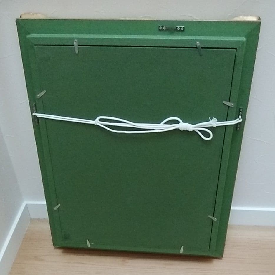 ＊猫油絵　油彩 『猫と花』6F 亀本よし子 (直筆サイン入り)