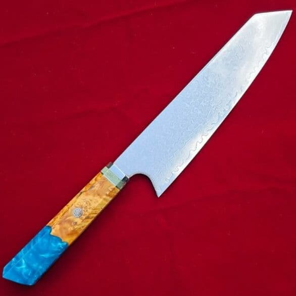 選べるプレゼント付き 牛刀(青木) V金10号 67層ダマスカス - メルカリ