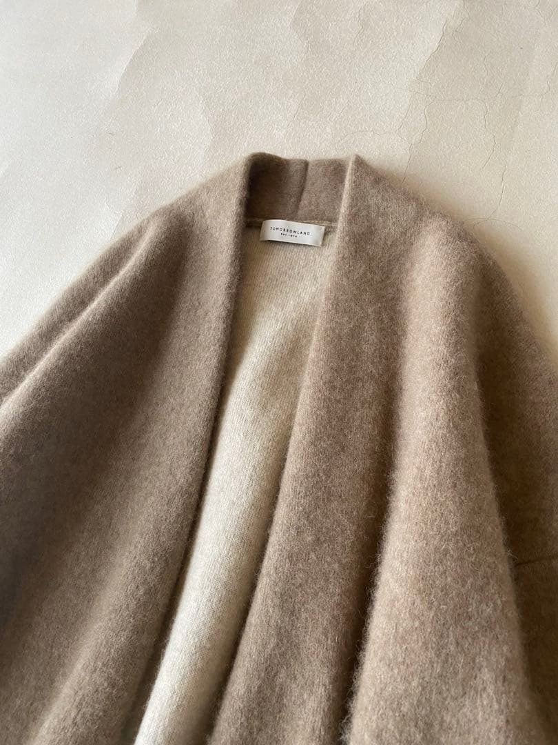 トゥモローランドTOMORROWLANDラクーンヘアリーWフェイスコーディガン