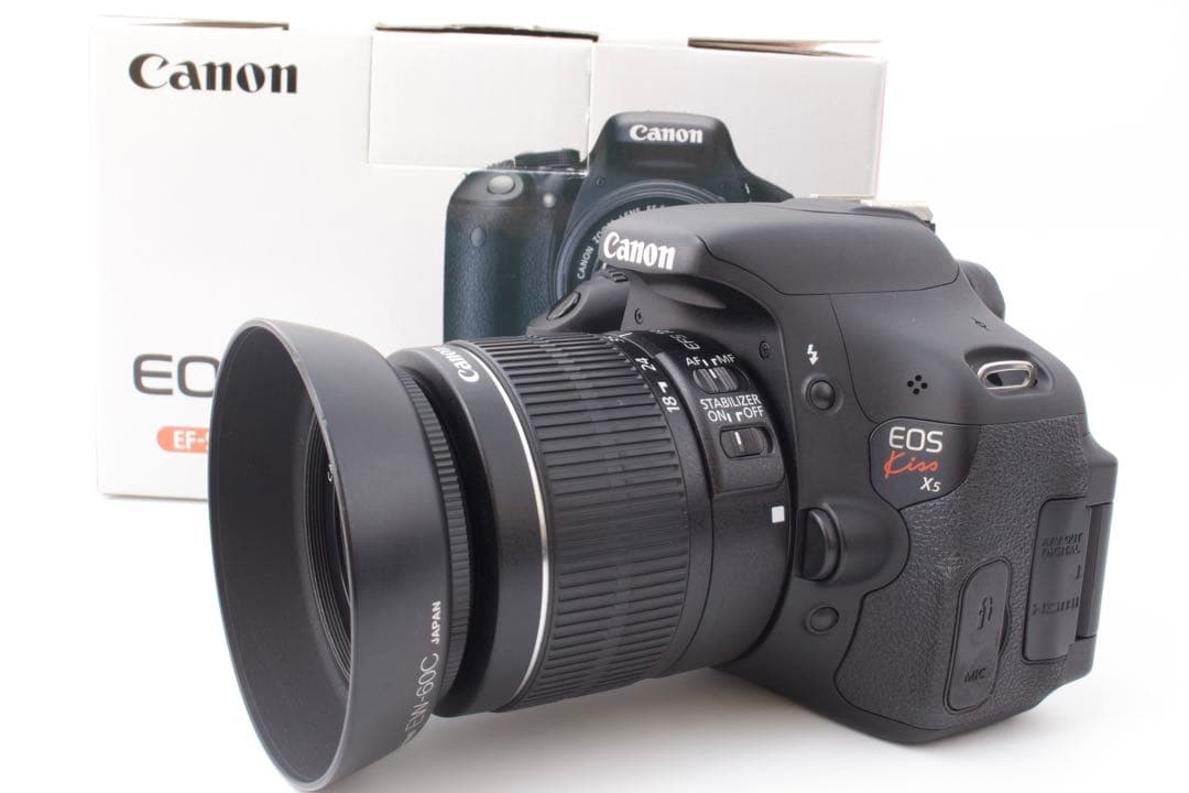 Canon EOS Kiss X5 レンズキット スマホ転送 デジタル一眼レフ - メルカリ
