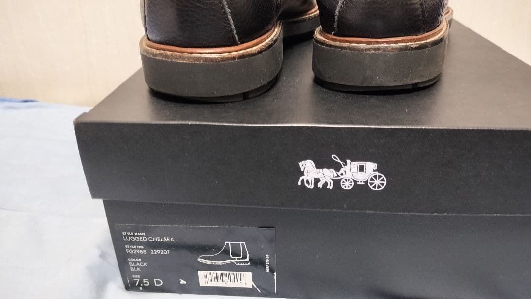 COACH(コーチ) チェルシーブーツ サイドゴアブーツ 25cm/US7.5D - メルカリ