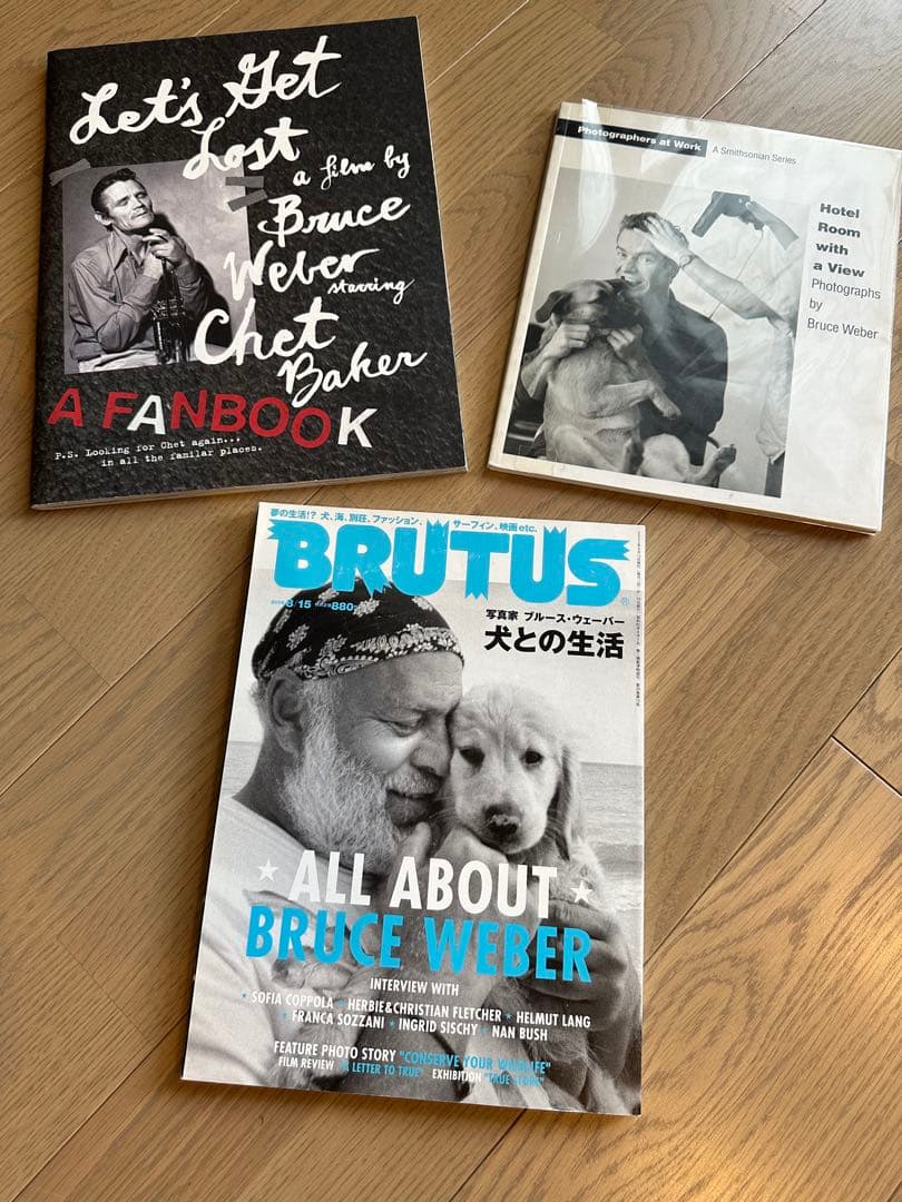 ブルース ウェーバー　写真集など希少品 写真家ブルース・ウェーバーの写真集『The Golden Retriever