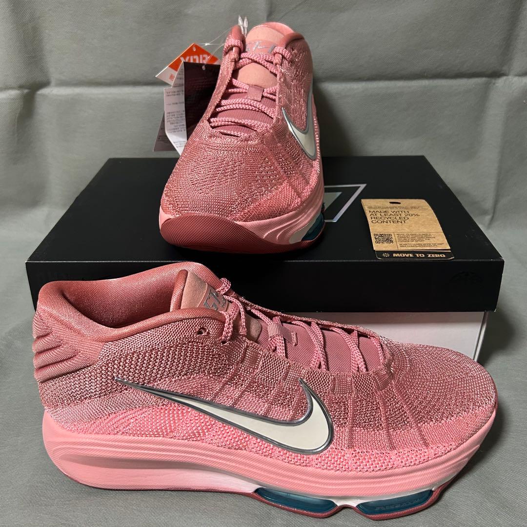 NIKE ナイキ　GTハッスル3 ピンク　グレー　シルバー　ホワイト　白 ナイキ G.Tハッスル3 グレー グリーン ピンク 緑 27.0 - メルカリ