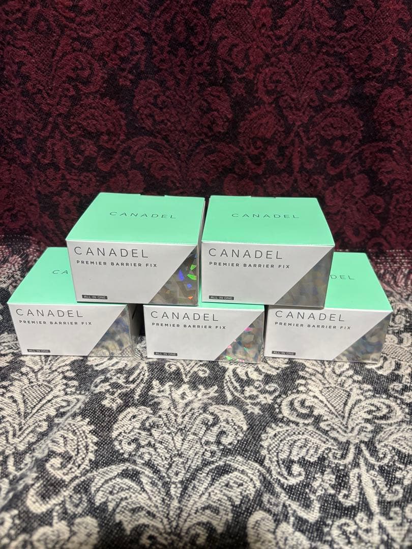 CANADEL カナデルプレミアバリアフィックス58g ×5 プレミアバリアフィックス ｜オールインワン【ゆらぎ敏感肌ケアの緑